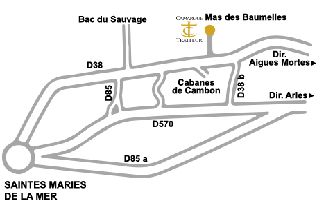 Plan accès restaurant